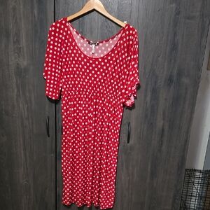 Star Vixen Red Polka Dot Dress